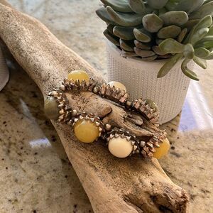 Anthropologie pull on bracelet.
